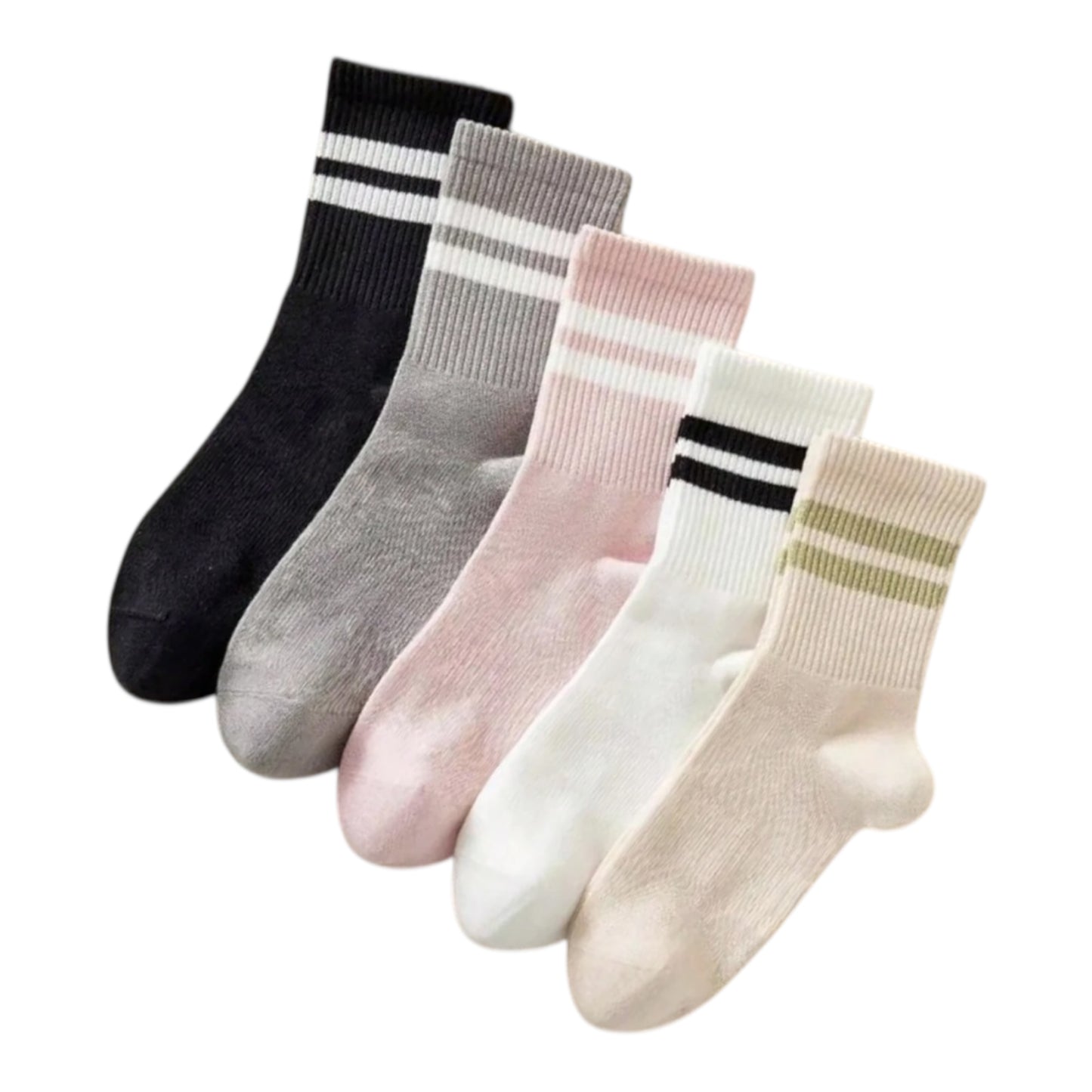 Kadın Cotton Kolej Çorap - 12'li Paket - Punto Kadın Kolej Çorap