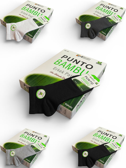 Punto Bambu Erkek Patik Çorap – Nefes Alabilir & Dikişsiz