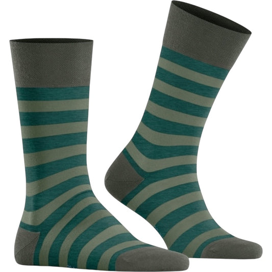 Punto Bambu Serisi Çizgi Erkek Çorap – Nefes Alabilir Konfor (6’lı Paket)