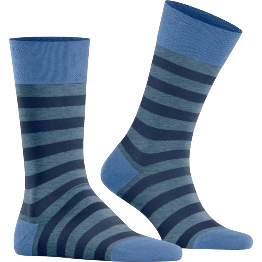 Punto Bambu Serisi Çizgi Erkek Çorap – Nefes Alabilir Konfor (6’lı Paket)